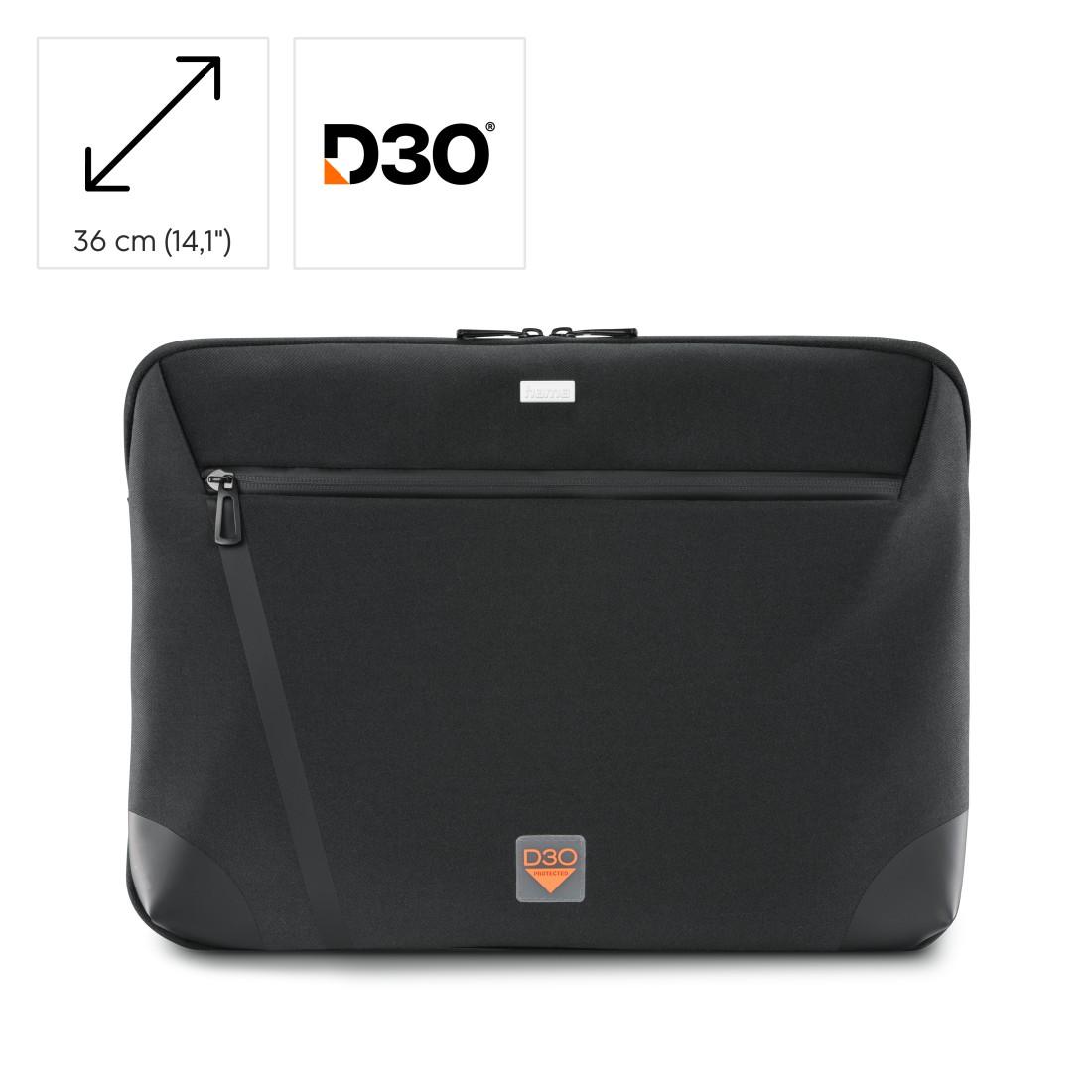 Husa laptop HAMA „Extreme Protect”, 34 - 36 cm (13,3" - 14,1"), Negru