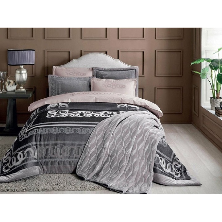 Ágyneműhuzat 2 főre, LX7264 modell, 100% pamut, 10 darab