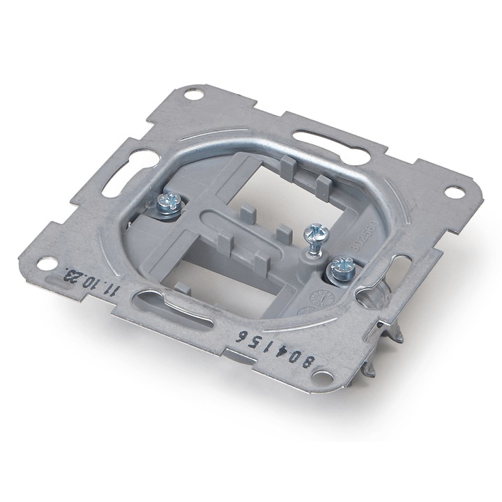 Insertie pentru 2 module RJ45 Visio S50, linie fara scule, metal