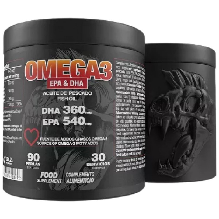 Хранителна добавка Zoomad Labs, Omega 3 Fish Oil, 90 Гел капсули