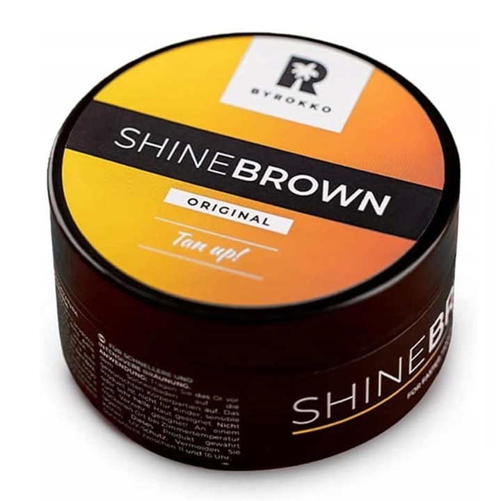 ByRokko Shine Brown önbarnító krém, béta-karotinnal, olívaolajjal, 190 ml