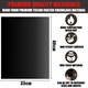 Set 5 buc BBQ Grill Mat, cu Pensula de gratar din silicon, Antiaderenta, Reutilizabila, Teflon, 40x33 cm, Negru/Rosu