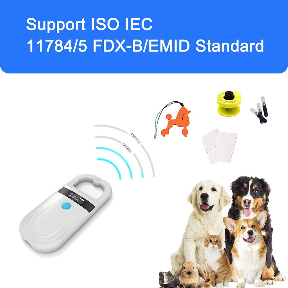 Scaner microcip pentru animale de companie, Noonedibs, 134, 2KHZ