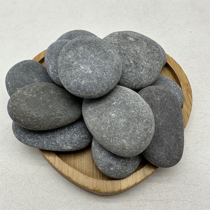 Set 10 pietre de pictat naturale, 3-5 cm, netede, pentru arta si mestesuguri