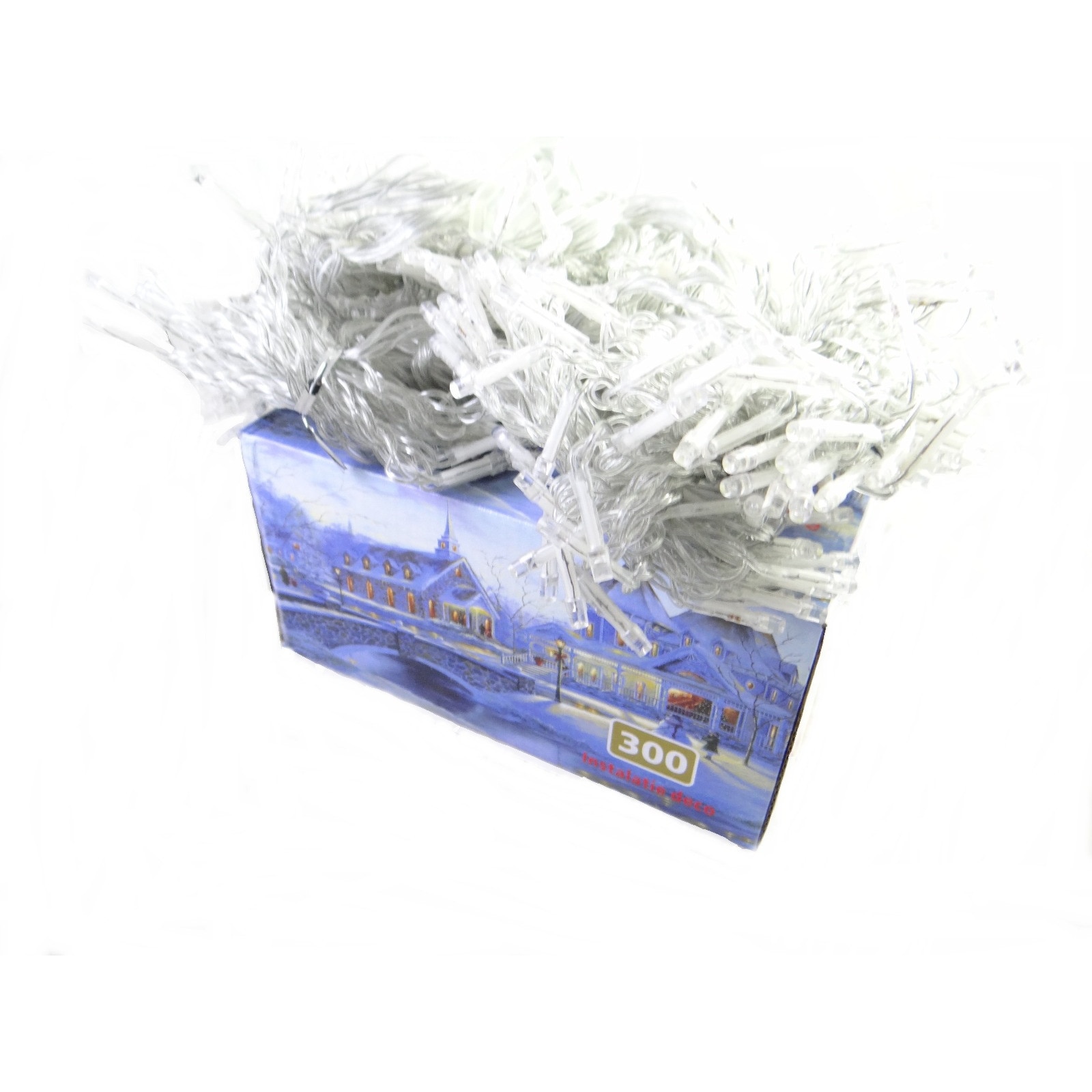 Instalatie perdea, 3 m / 3 m, 300 leduri, albastru, 6012 B