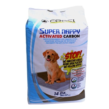 Covoras absorbant Super Nappy No Yellow Spot, 84x57 cm, 14 buc Covoras absorbant Super Nappy No Yellow Spot, 84x57 cm, 14 buc