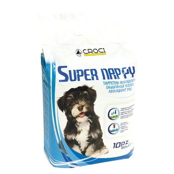 Covoras absorbant Super Nappy, 60x60 cm, 10 buc Covoras absorbant Super Nappy, 60x60 cm, 10 buc