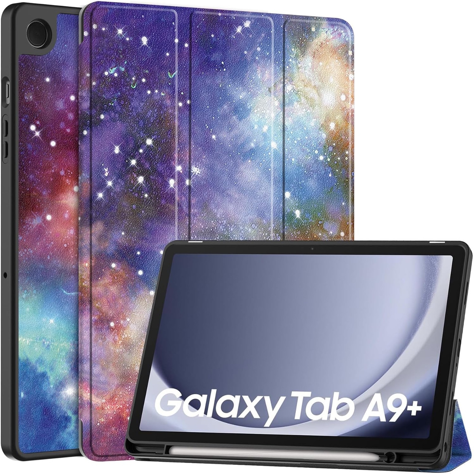 Husa protectie tableta, AYSTOAYS®, Compatibila cu Samsung Galaxy Tab A9 Plus 11", Calea lactee