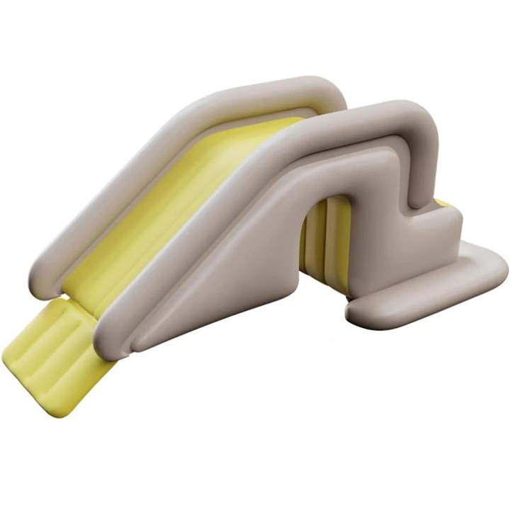 Надуваема пързалка за басейн, жълта, 200x80x85см, PVC материал