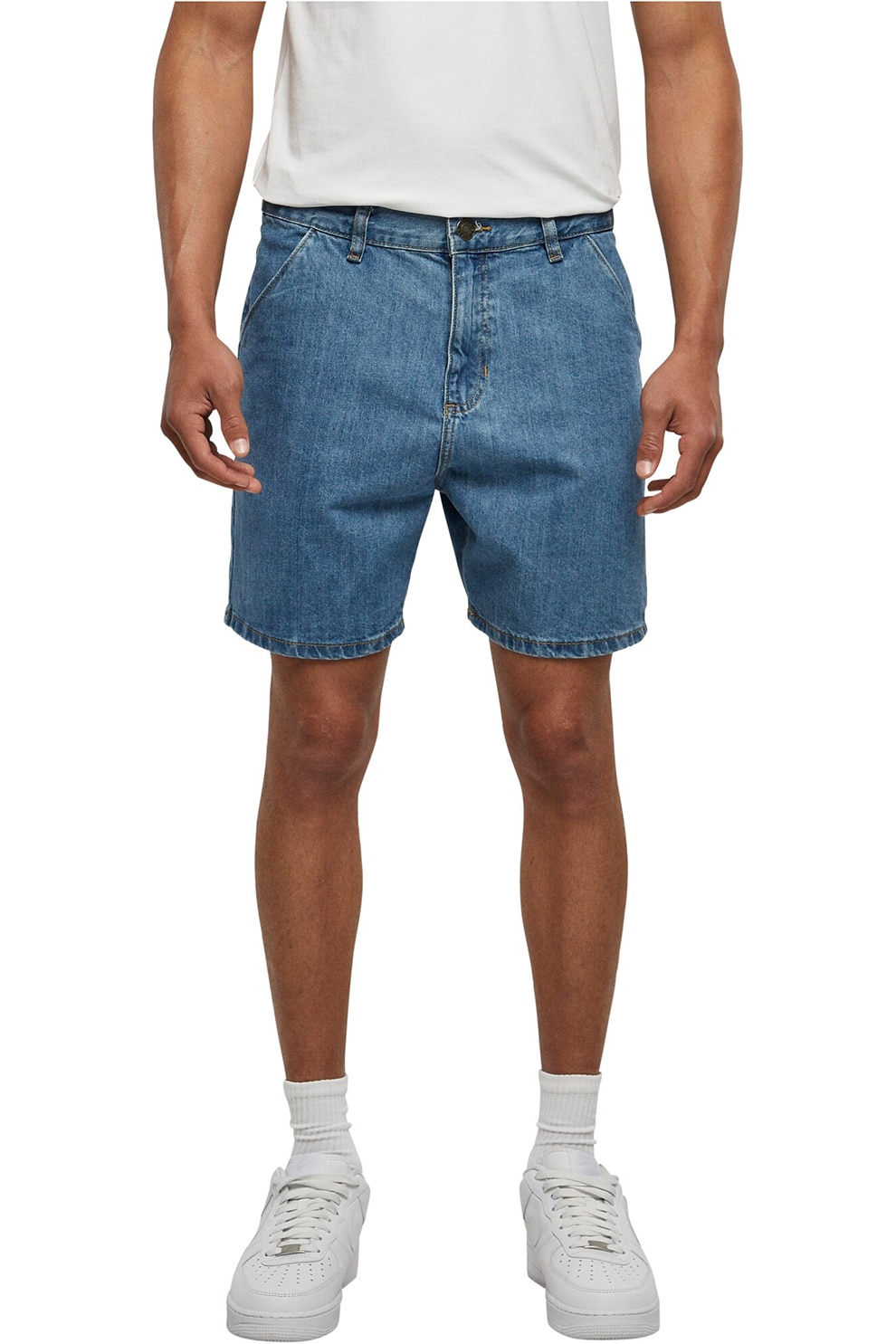 Urban Classics, Blugi scurti din denim, Albastru deschis, 28