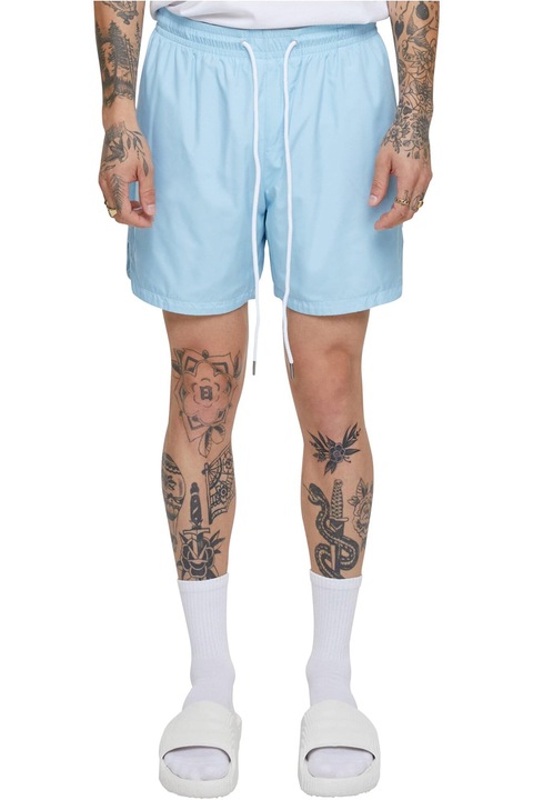 Urban Classics, Pantaloni scurti cu snururi, Albastru deschis