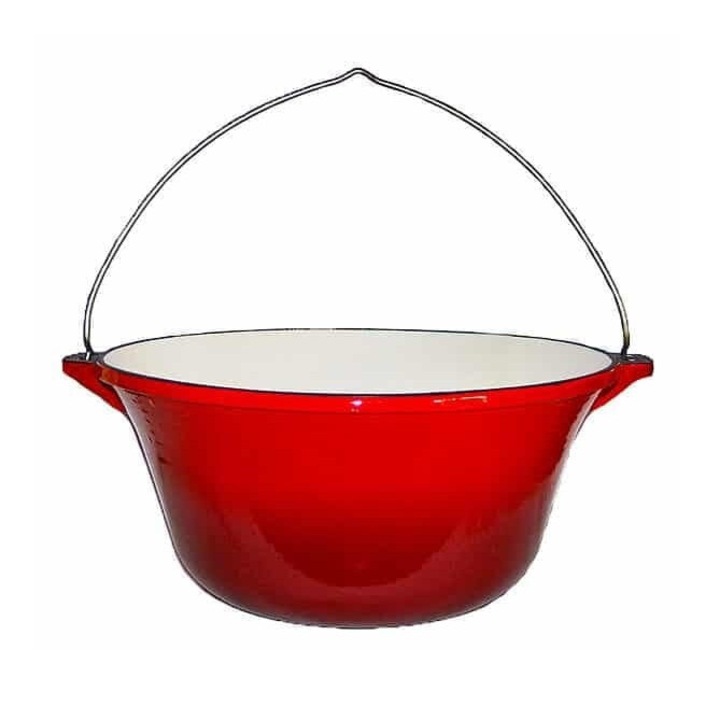 30 literes zománcozott öntöttvas üst