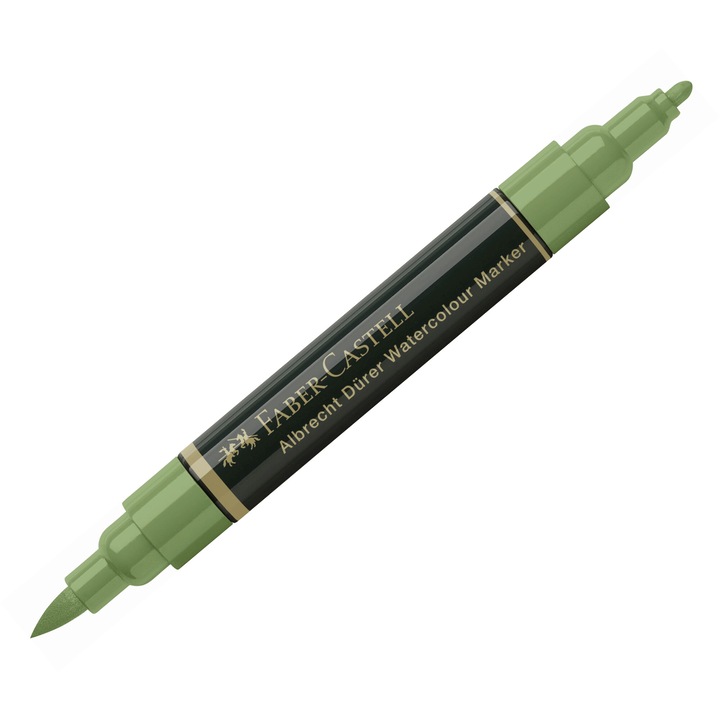 Маркер Faber-Castell маслинено зелен разтворим 167 A.Durer