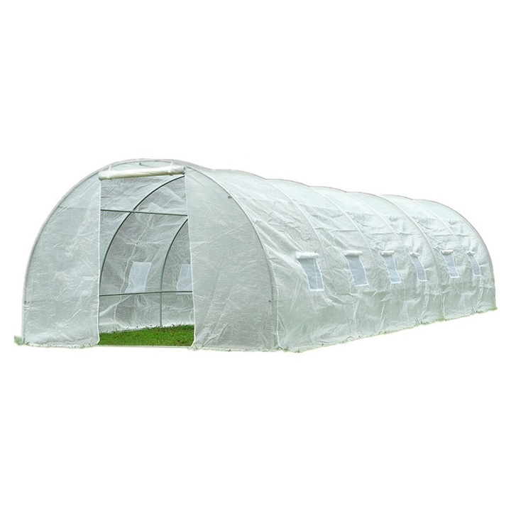 Folie Pentru Tunel/Sera, Ekspand, Material: Polipropilena, Protectie eficienta, material durabil, Greutate: 140 G/M², Suprafata: 18 M², Filtru Uv-5, 3 M X 6 M, Alb, 1 Folie