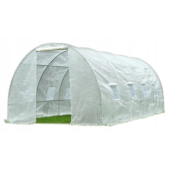 Folie Pentru Tunel/Sera De Gradina, Ekspand, Material: Polipropilen, Protectie eficienta, material durabil, Grosime: 140 G/M², Filtru Uv-5, Dimensiuni: 2,5 M X 4 M, Alb, 1 Folie