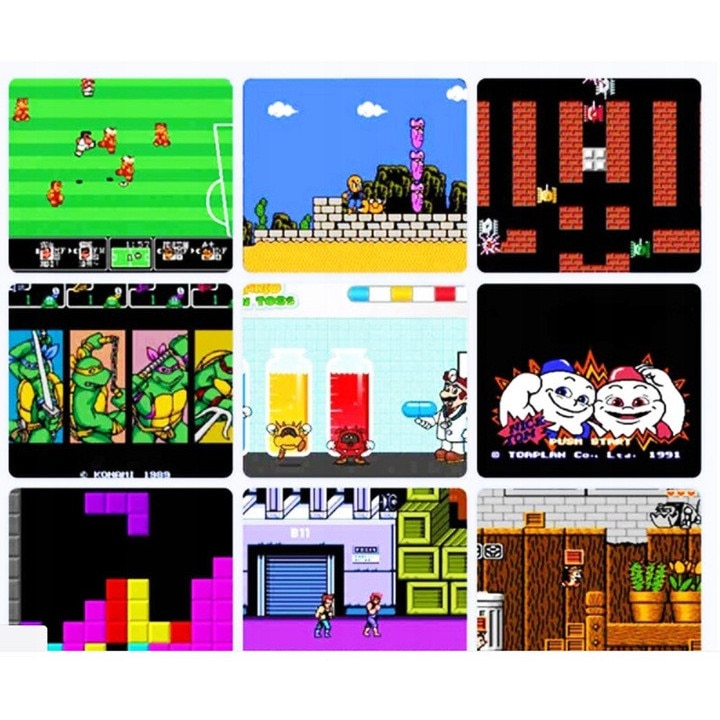 Mini consola retro cu 400 de jocuri – Gameboy, Mario, conectare la TV + controller FOTOROB