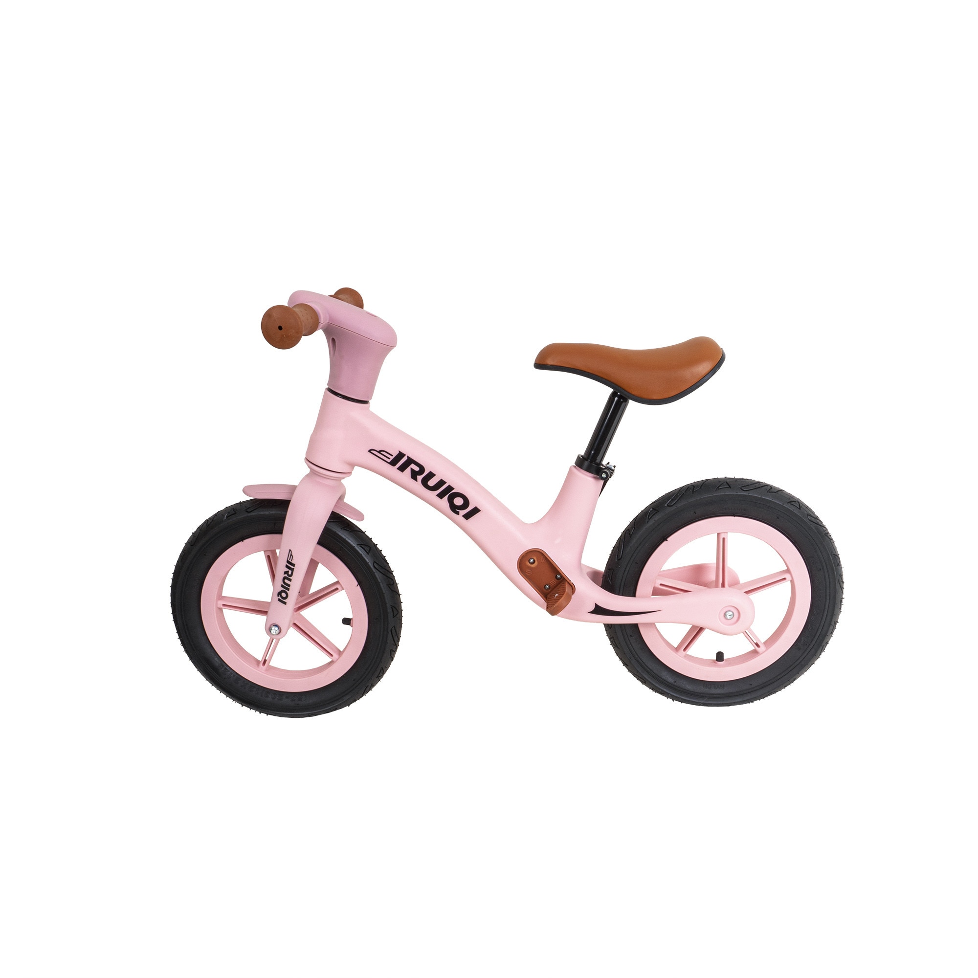 Bicicleta fara pedale pentru copii IRUIQI, roti de cauciuc si scaun ...