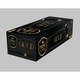 Prime Filters Gold Tuburi tigarete cu filtru 24mm Negru cu inel auriu, 200 buc/cutie