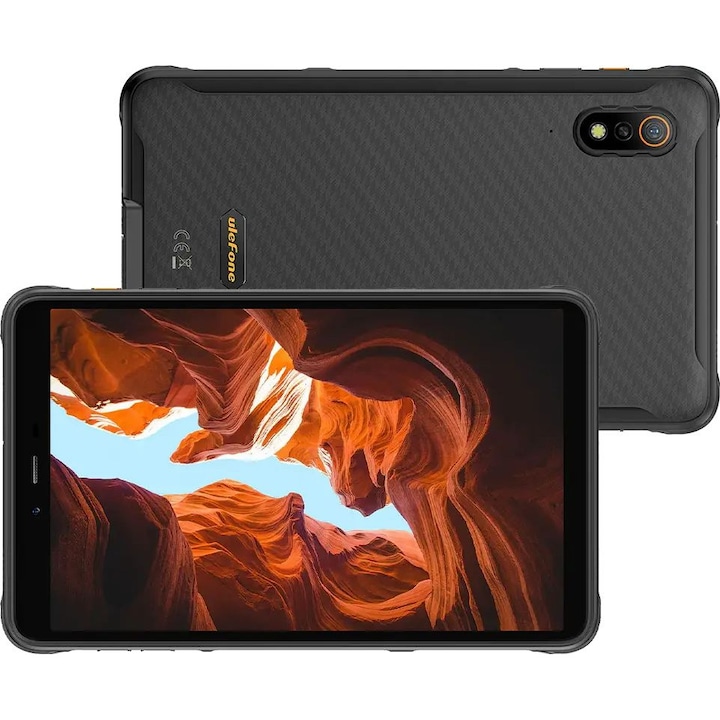 Tabletă Ulefone Armor Pad, Negru cu procesor 4x Cortex-A53 (2.0 GHz) + 4x Cortex-A53 (1.5 GHz), 4 GB, 64 GB, Android 12, Negru