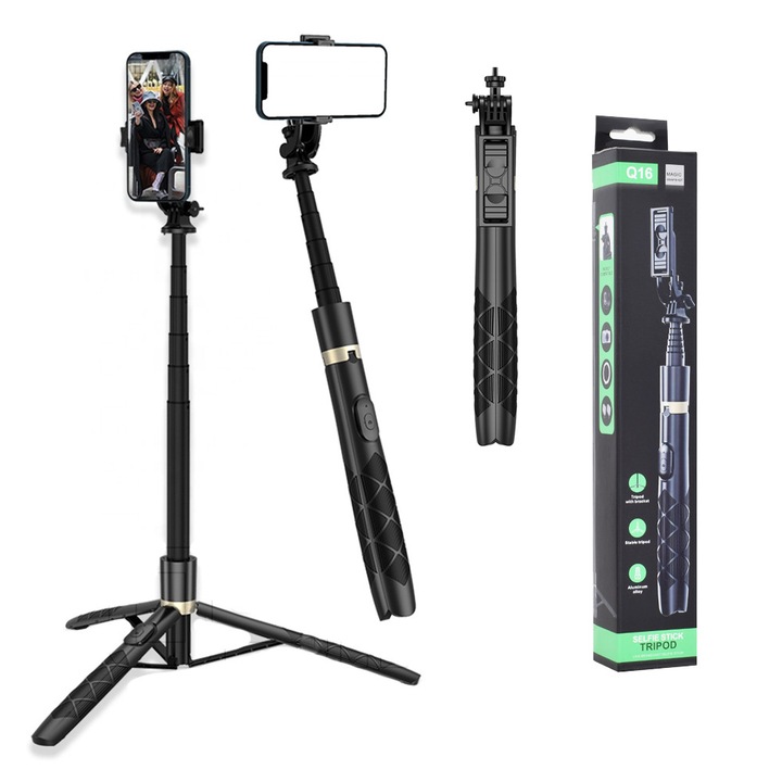 GoPro Селфи стик и статив с дистанционно управление, SOL, 156 см, J57, силиций, интензивен тъмен