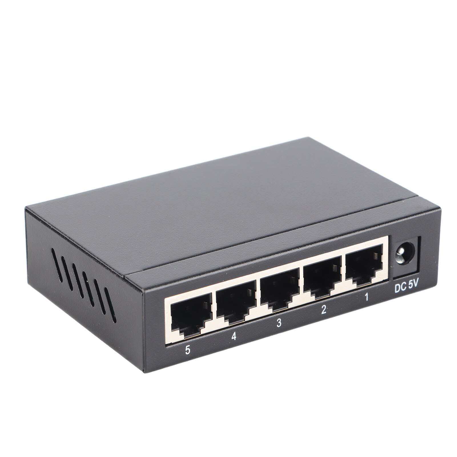 Switch Ethernet 5 porturi Fokelyi, metal, 1 Gbps, 40x40x11mm, cu