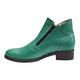 Ghete dama casual din piele naturala cu fermoar 200472, Verde