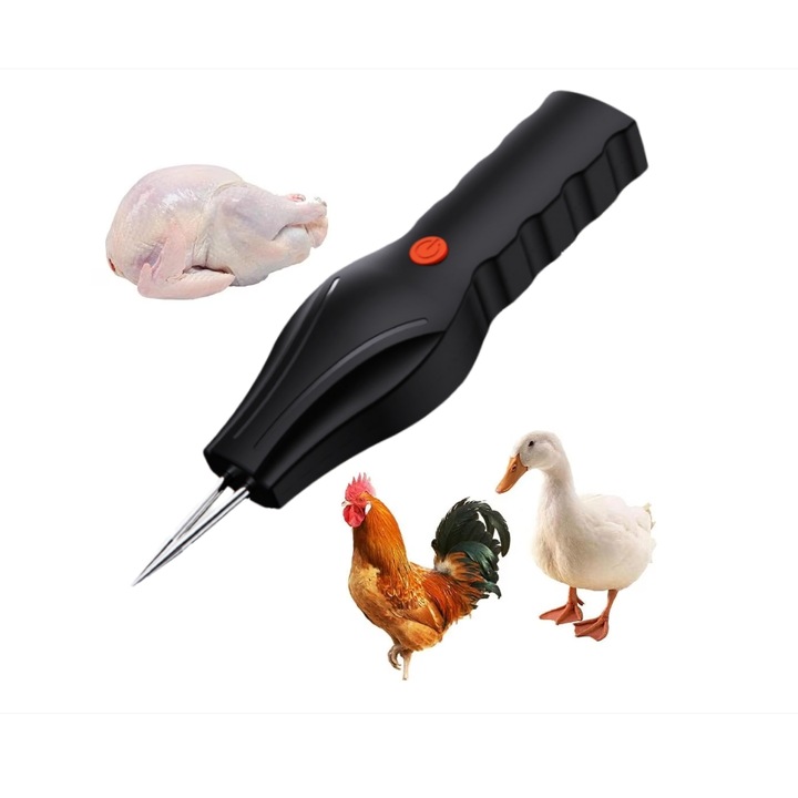 Dispozitiv Electric Portabil pentru Indepartat Pene, Pui, Rate, Prepelite, Gaini, Cap din Otel Inoxidabil, Design Conic, Eficienta Maxima, Siguranta Ridicata, Performanta Superioara pentru Diverse Tipuri de Pene