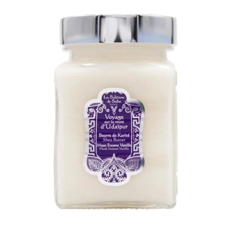 Shea pézsmavaj tömjén vanília La Sultane De Saba Udaipur, 300 ml