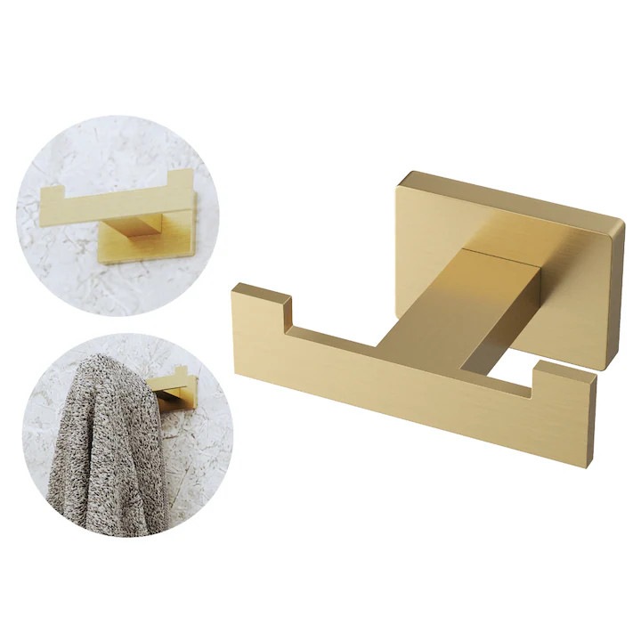 Suport Punctiform, Granitan, Caro, 8.5x3.8 cm, Aurie Periata, Metal, Aurie Mata, Rezistenta La Umiditate Si Rugina, Durabilitate