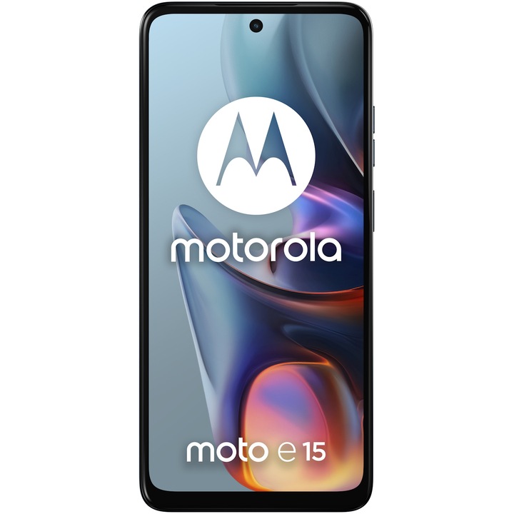 Telefon mobil Motorola E15, Dual SIM, 2GB RAM, 64GB, Misty Blue