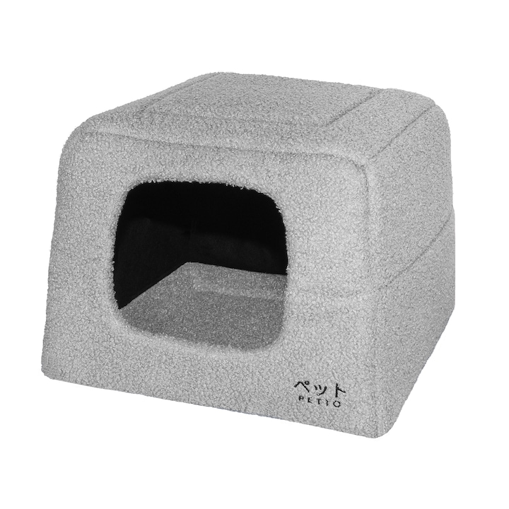 Легло за котки PETTO 2 в 1 Uchi Cosy Grey