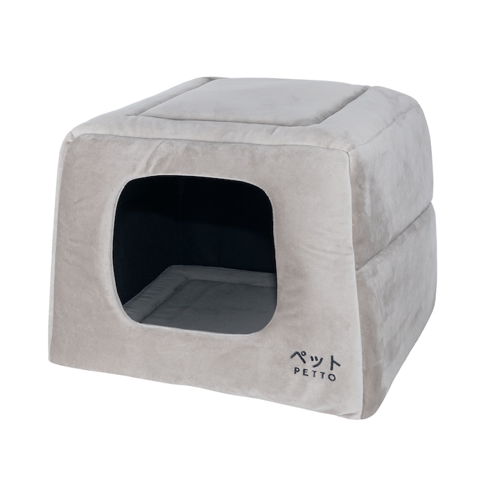 Котешко легло 2 в 1 PETTO Uch Velvet Grey