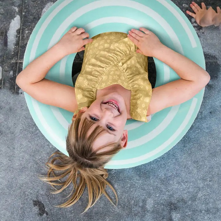 Среден плувен кръг, Quut, 60 см, градинско зелен