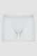 Penti, Set de boxeri cu talie elastica - 3 Perechi, Alb, Gri melange, 2XL