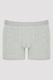 Penti, Set de boxeri cu talie elastica - 3 Perechi, Alb, Gri melange, 2XL