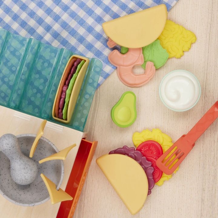 Mini Chef játékkészlet - Tacos, B.Toys, többszínű, gyerekkonyha