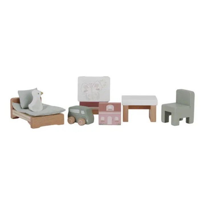 Set mobilier pentru casuta papusi, Little Dutch, Multicolor
