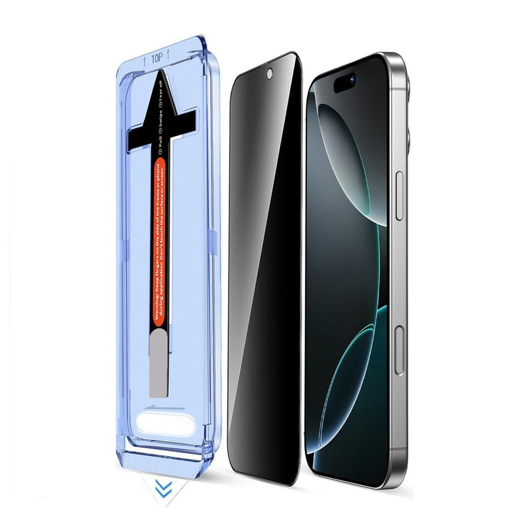 Протектор за екран на телефон, LIXR-03EN, 9H+, самопочистващ се, прозрачен, за iPhone 16 Pro Max