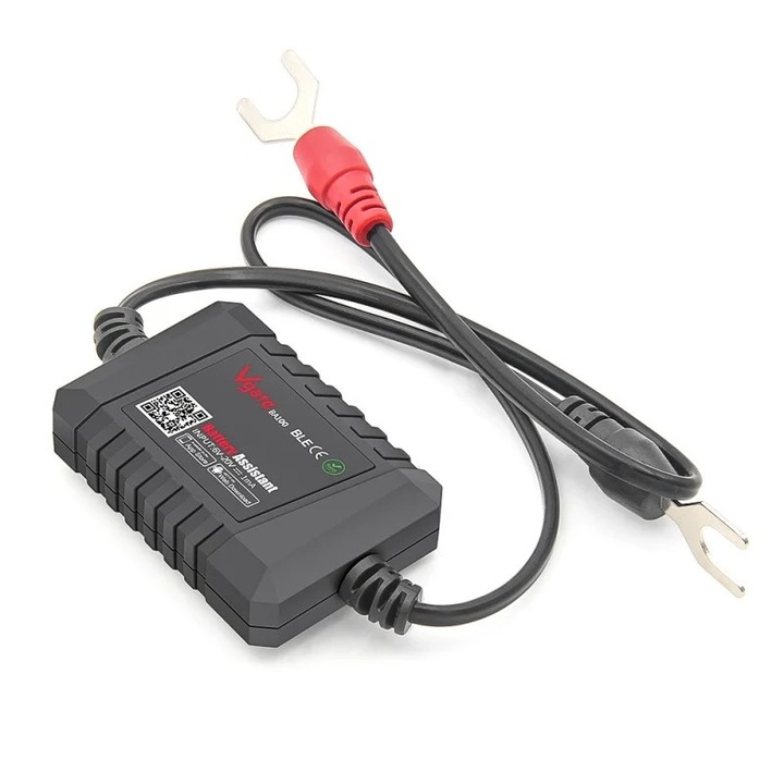 Vgate BA100 professzionális autóakkumulátor-analizátor, teszter, 6V / 12V - vezeték nélküli Bluetooth 4.0, ingyenes iOS/Android alkalmazással - indító- és töltőrendszer-teszt
