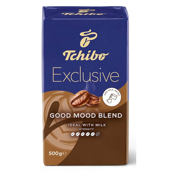Кафе Tchibo Exclusive Good Mood Blend, мляно, 500 г