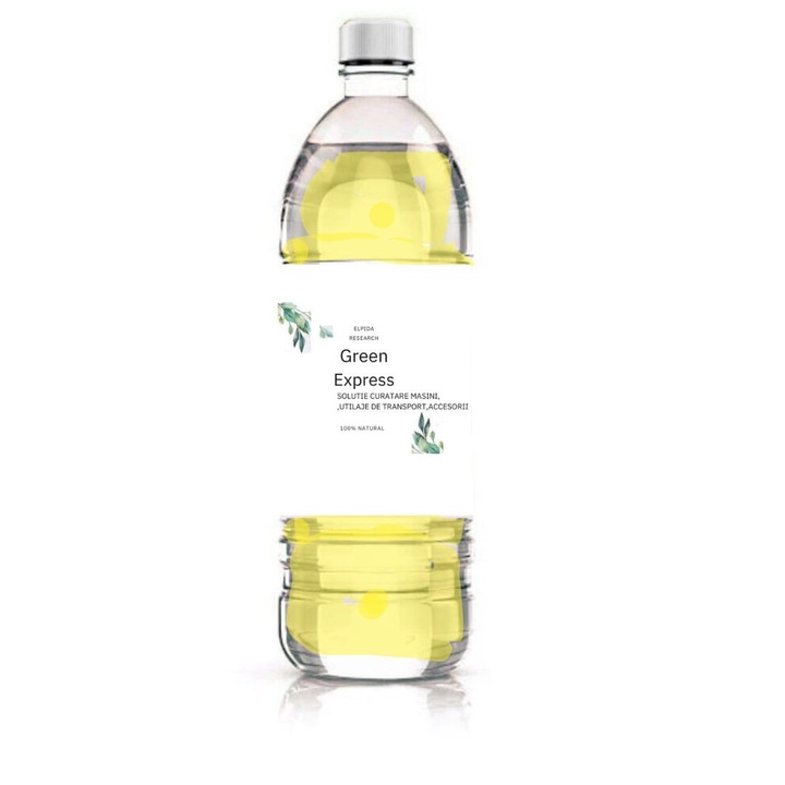 Solutie de Curatare Transport, Utilaje de Transport, Accesorii, Extract Plante 0.5 L, Culoare Galben Deschis