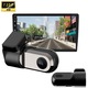 Camera video de bord, 720P, card TF, conducere inteligenta ADAS, calcul distanta, detectarea miscarii, detectarea coliziunilor, unghi larg 130°, inregistrare in bucla, USB, aliaj de zinc, negru