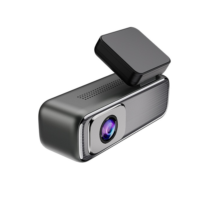 Camera auto DVR, 1080P, WIFI, Inregistrare in bucla, Monitorizare parcare 24 de ore, Viziune nocturna, Calcul distanta, Detectare miscare, Senzor de coliziune, USB, Negru