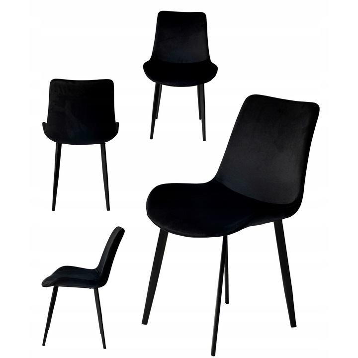 Set Scaun Tapitat, Ekspand, Lr800 Lord, Catifea De Inalta Calitate, Picioare Metalice Vopsite Electrostatic, Scaun Pentru Montaj Diy, Ergonomic, 86 Cm X 46 Cm X 52 Cm X 43 Cm X 37 Cm X 43,5 Cm, Multicolor, 1