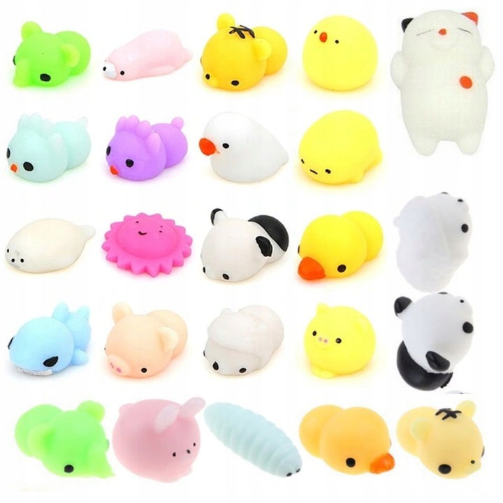 24 db-os antistressz mochi squishy játék készlet – gyerekeknek FOTOROB