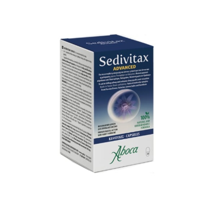 Supliment alimentar Aboca Sedivitax Advanced 30 capsule, pentru somn odihnitor