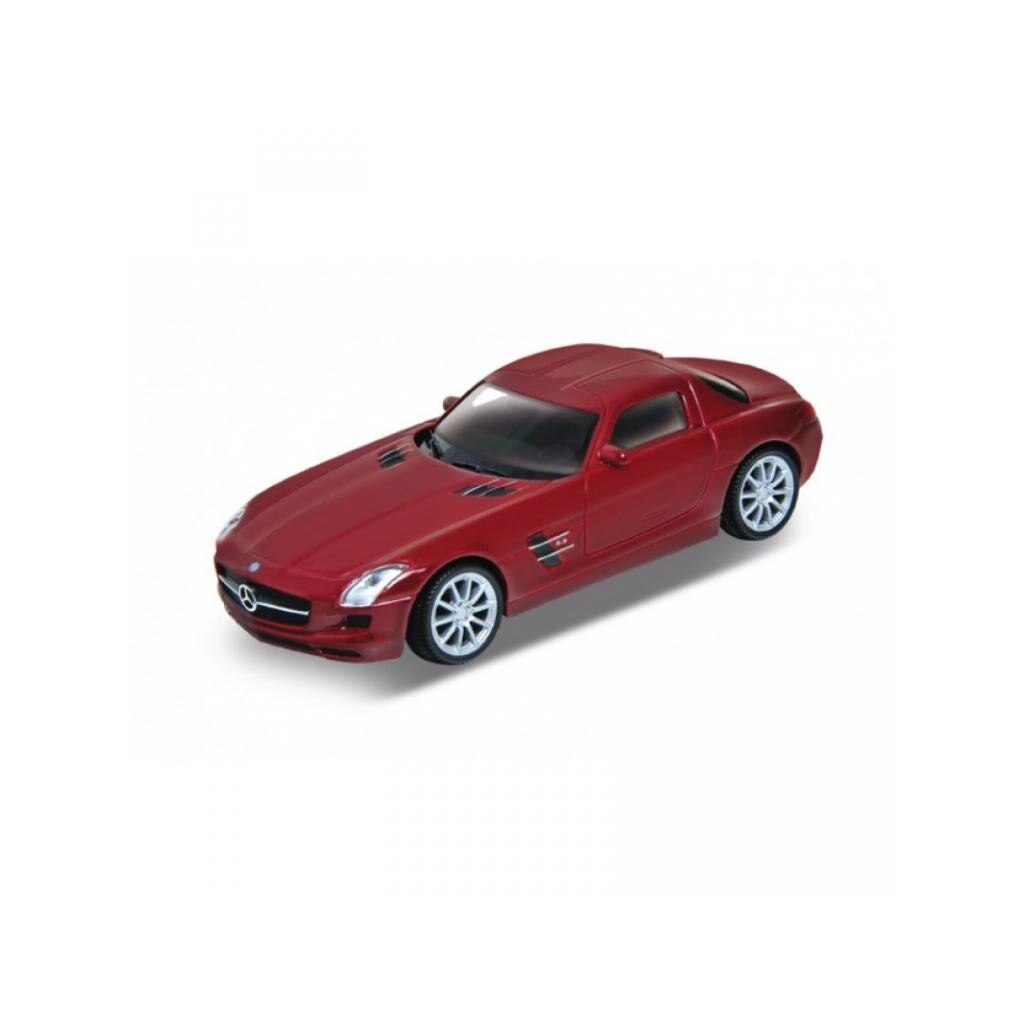 Welly Mercedes SLS AMG Coupé – Weiß, 1:24 Modellauto Mit öffnenden Türen