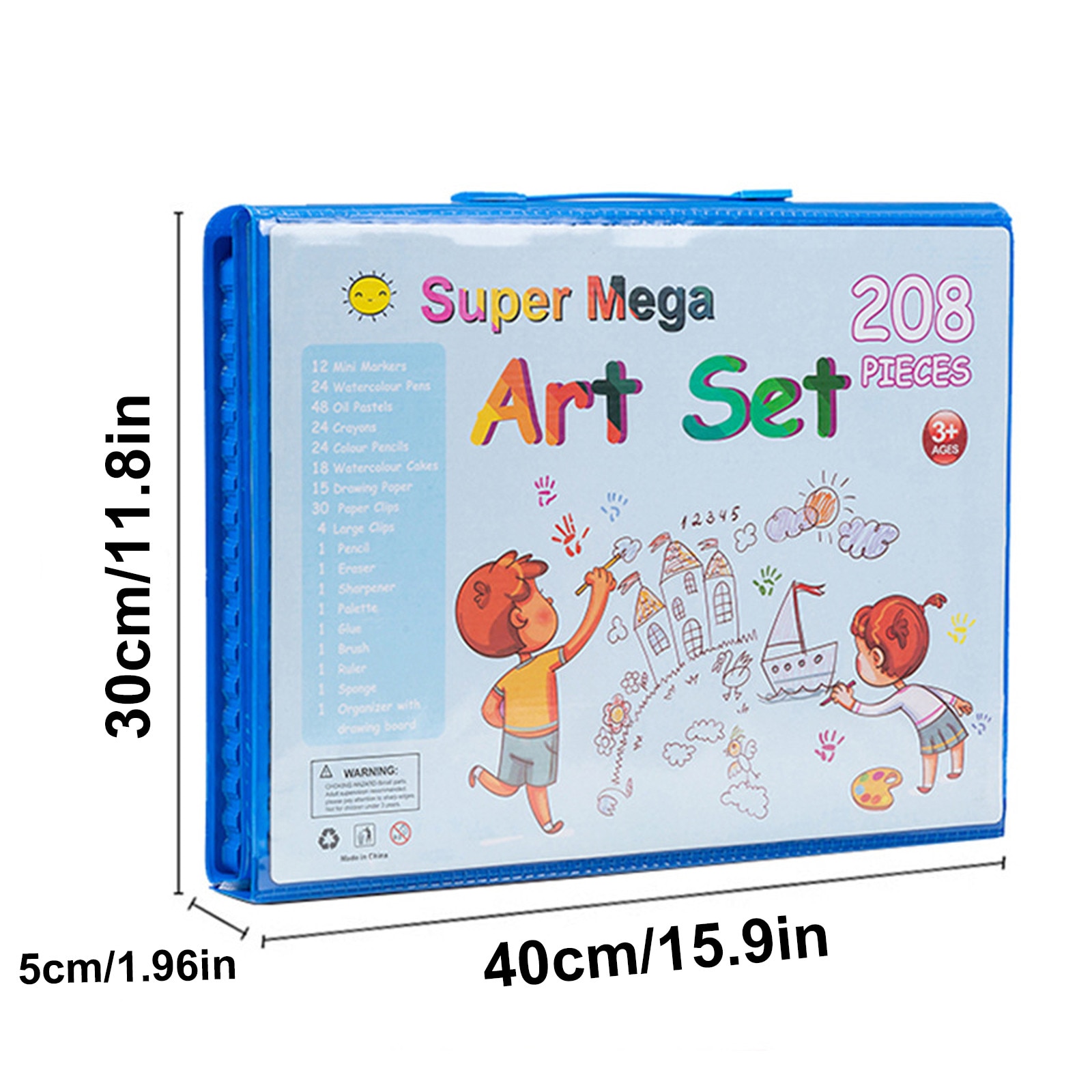 Set art copii Fokelyi 208 piese multicolor 41x31x5.6cm - eMAG.ro