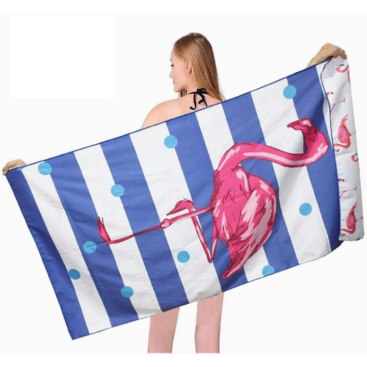 Микрофибърни плажни кърпи, 63х31 см, бързосъхнещи, супер абсорбиращи, жълти, комплект