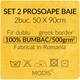 Set 2 Prosoape de baie Bumbac calitate Premium, Modis, 50X90 cm, Bej